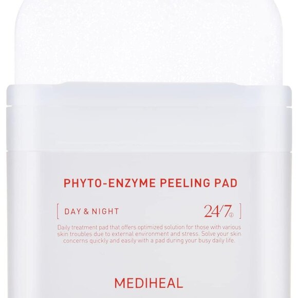 90 Vegan Exfoliating Peeling Pads with LHA & Papaya Enzymes for Radiant Skin